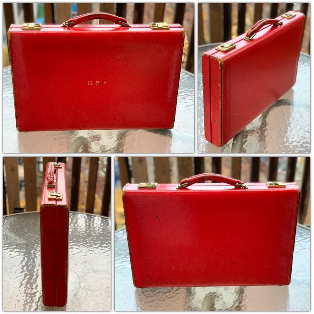Imported English Topgrain Cowhide Travel Suitcase